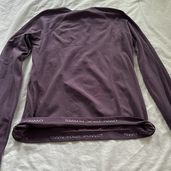 athleta girl purple long sleeve, size XL/14 - Picture 4 of 4